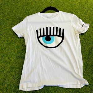 Chiara Ferragni white t-shirt M